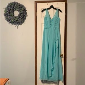 Bridesmaid dress- spa blue- size 6